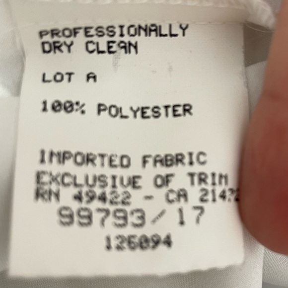 Scott McClintock Sportswear Vintage 80s White Lace Victorian Blouse Top Size 4 - Picture 8 of 8